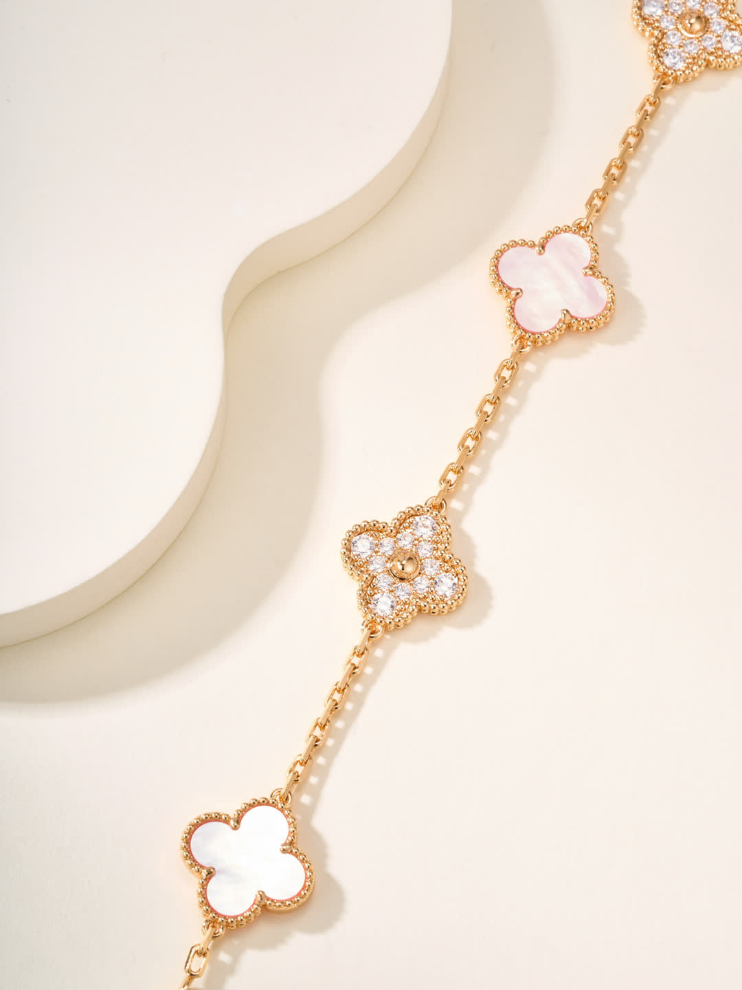 Van Cleef & Arpels Alhambra Pink Gold Bracelet